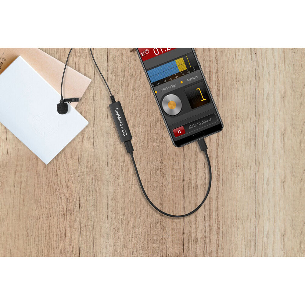 Saramonic Lavalier Microphone For Android/iPhone Devices Black