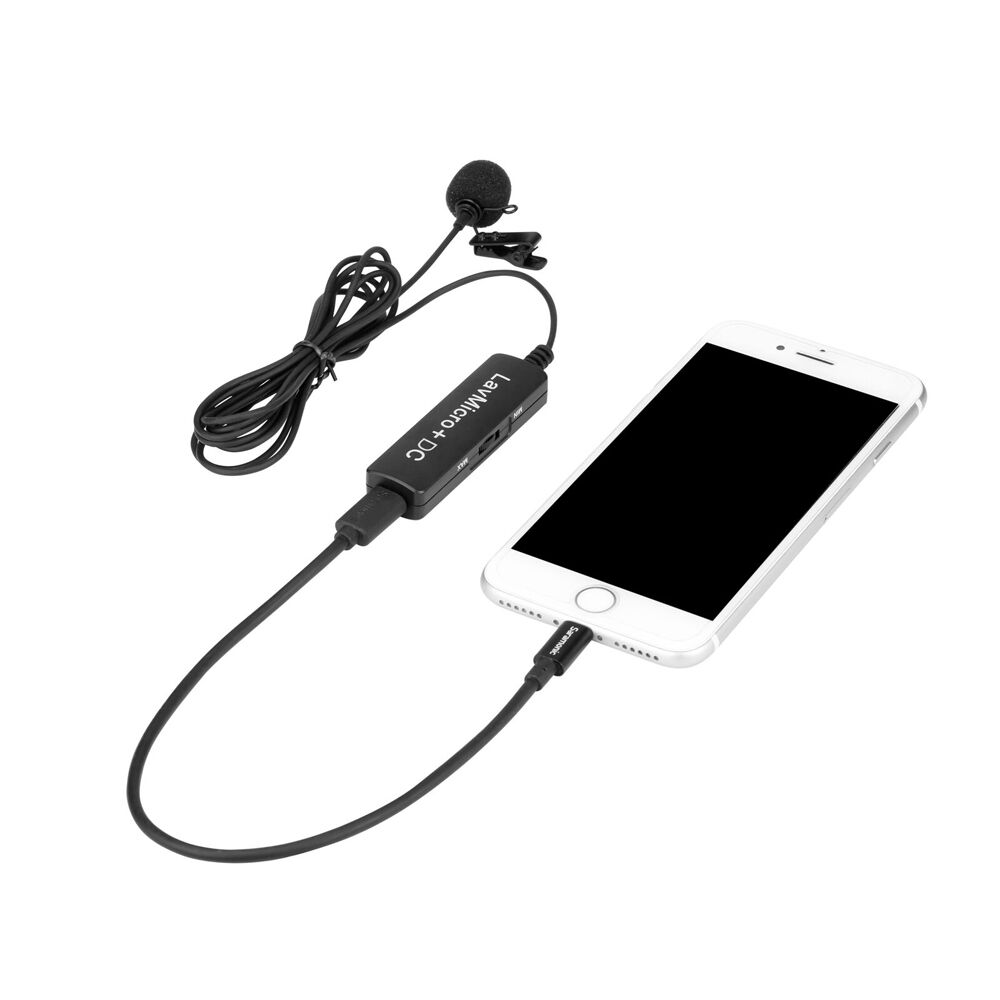 Saramonic Lavalier Microphone For Android/iPhone Devices Black
