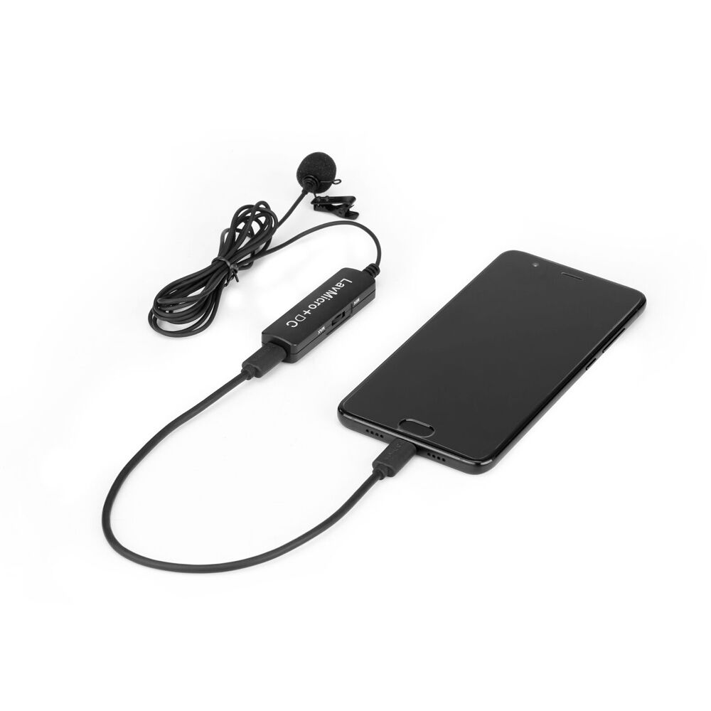 Saramonic Lavalier Microphone For Android/iPhone Devices Black