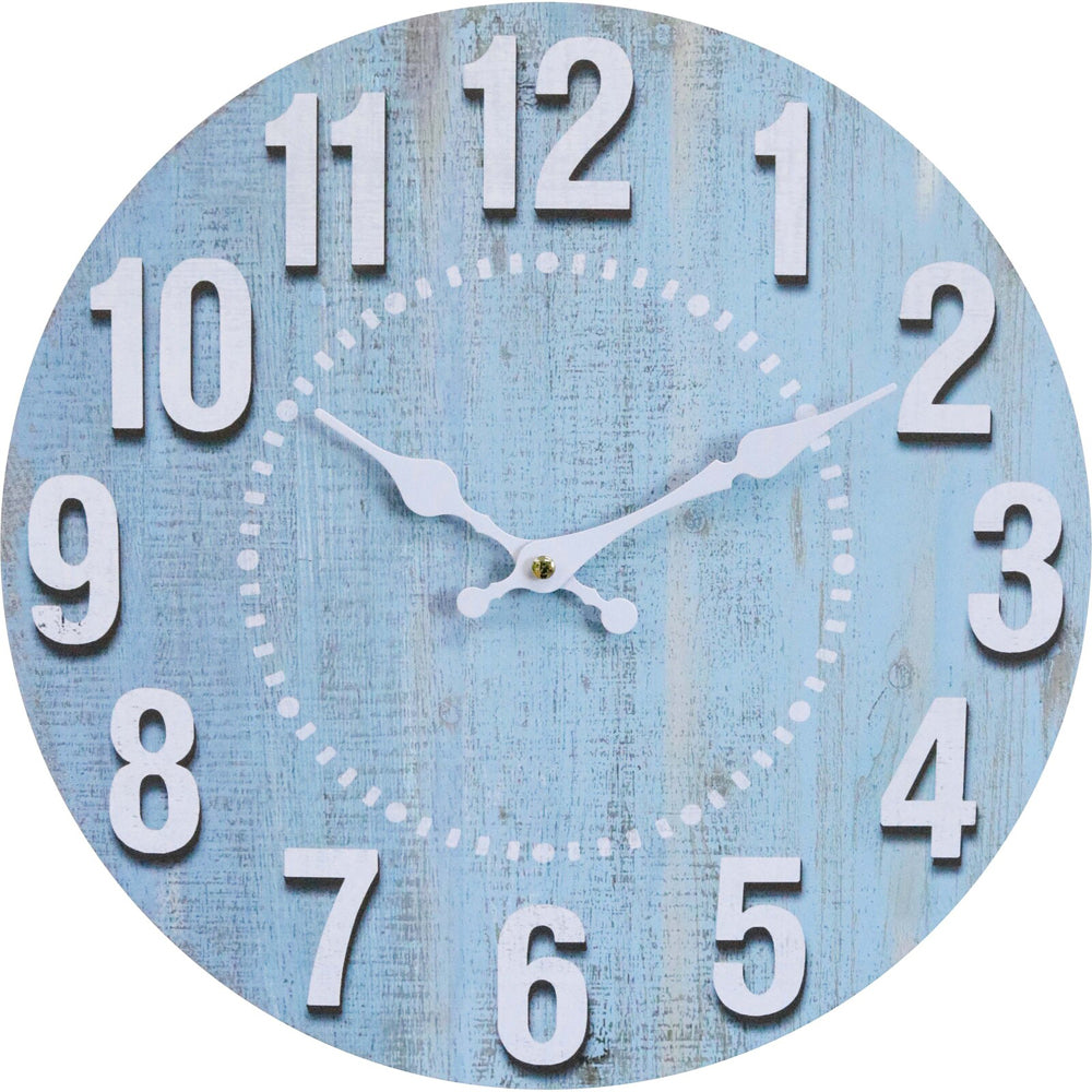 LVD Mist Hanging Wall Clock Analogue 34cm Round Decor