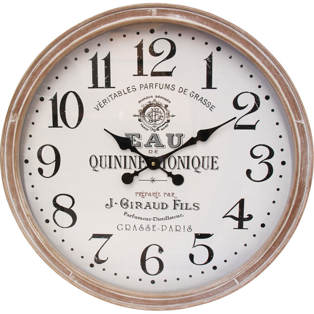 LVD Tonique Hanging Wall Clock Analogue 60cm Round Decor
