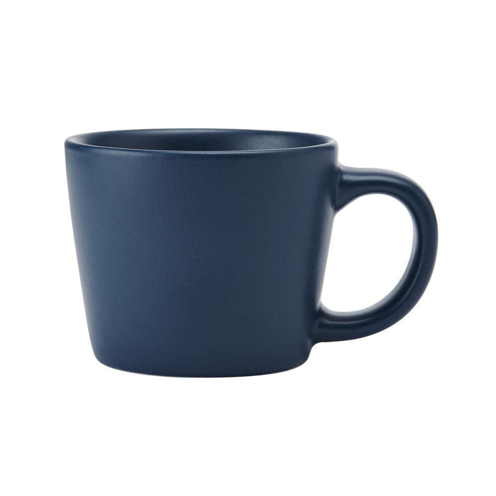 6PK La Cafetiere Ceramic Coffee Espresso Drinking Cup Mug 8x8x5cm Navy