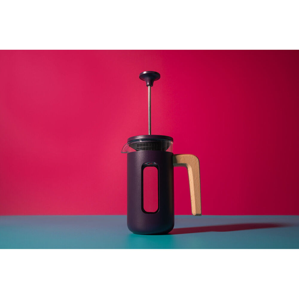 La Cafetiere Pisa 3-Cup Cafetiere Glass Coffee Press - Purple