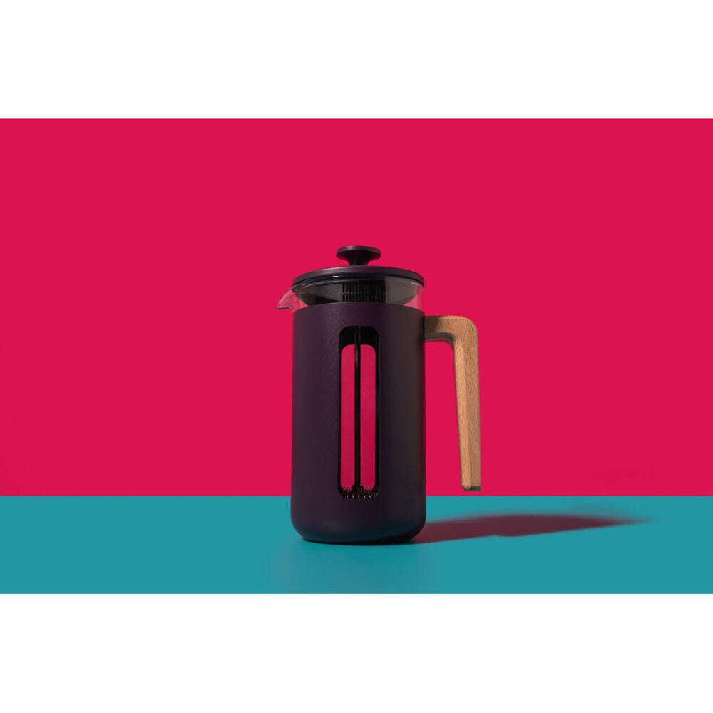 La Cafetiere Pisa 3-Cup Cafetiere Glass Coffee Press - Purple