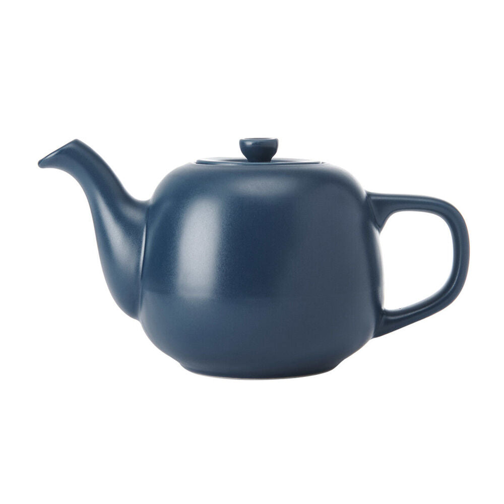 La Cafetiere Stoneware Classic Teapot Kettle 600ml - Navy