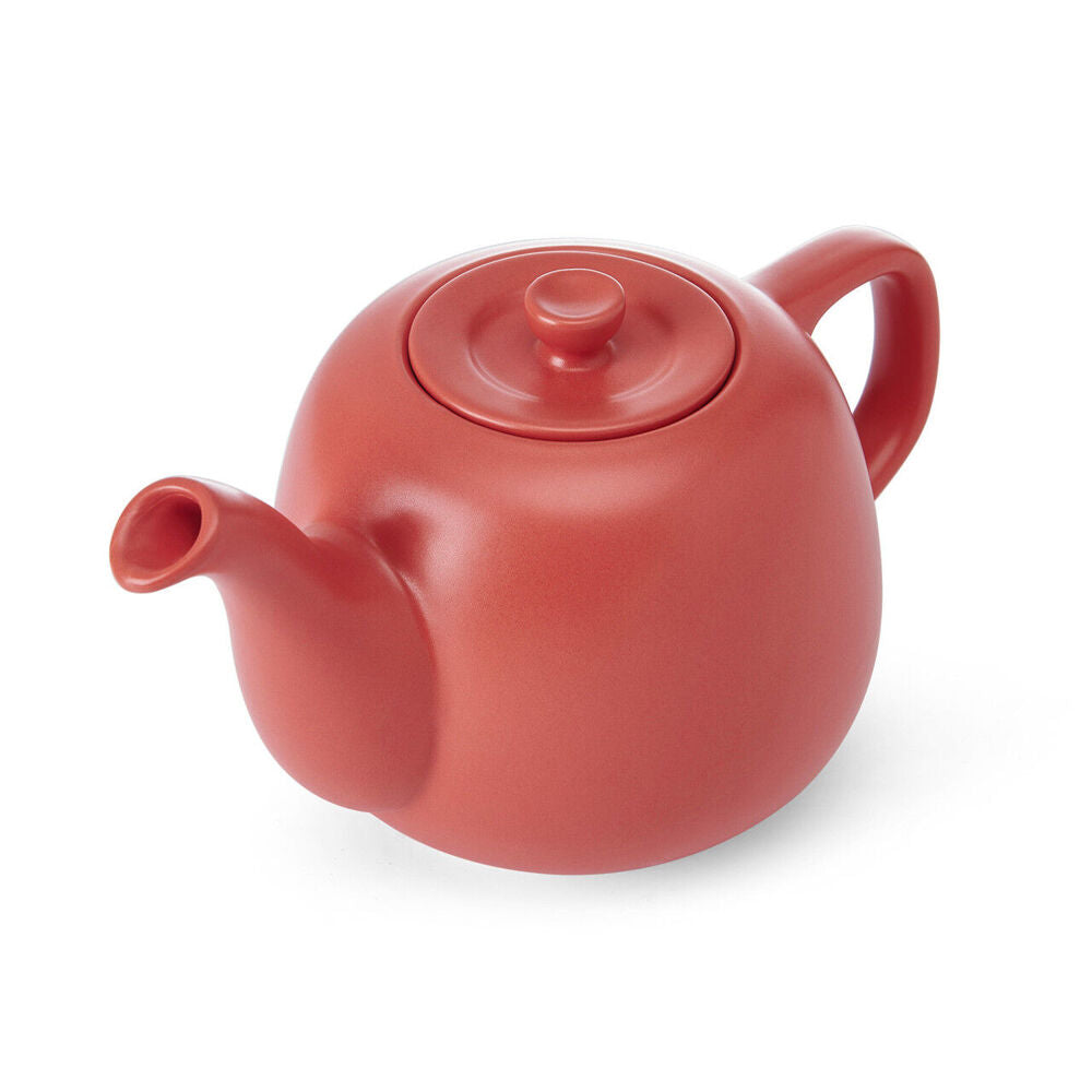 La Cafetiere Stoneware Classic Teapot Kettle 600ml - Red