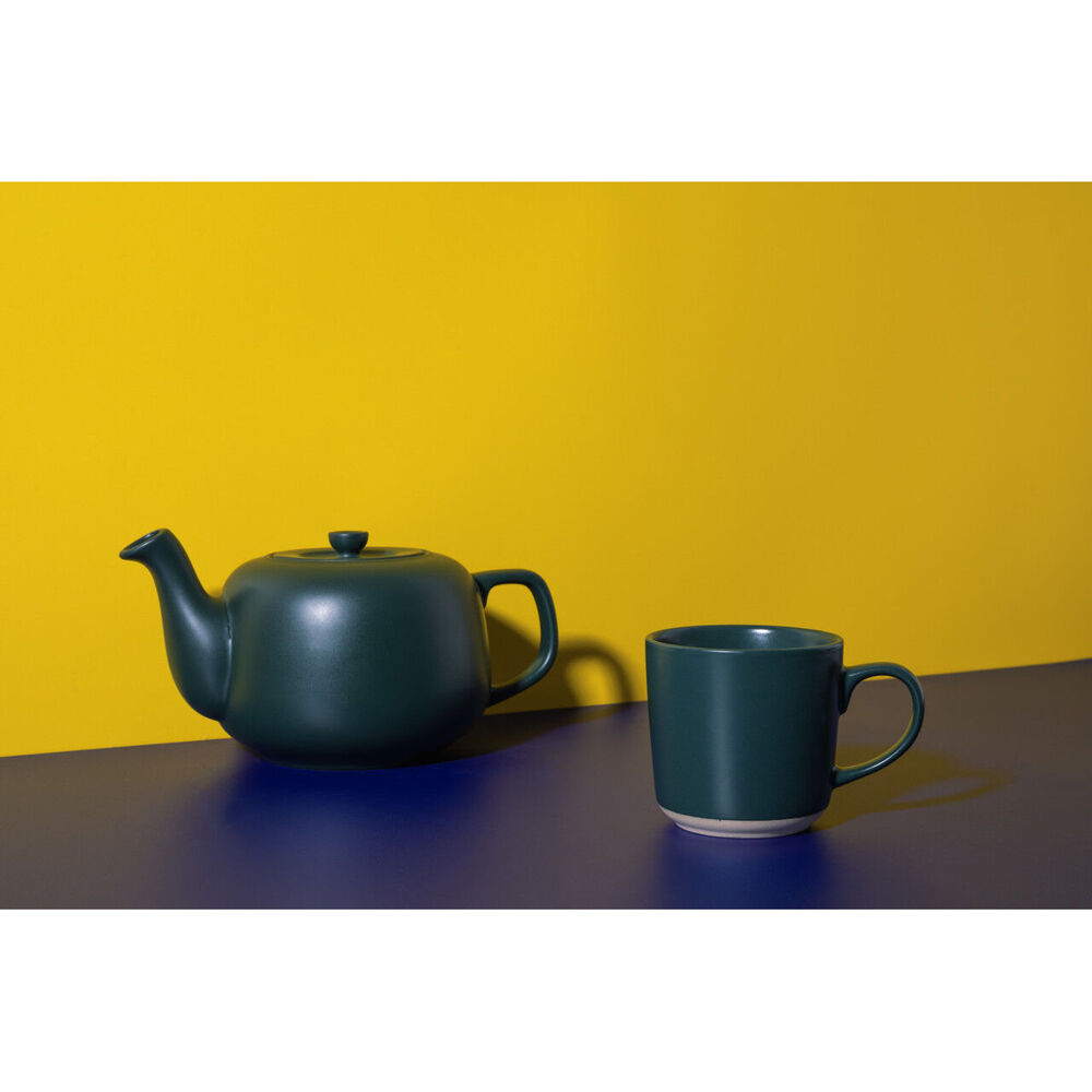 La Cafetiere Stoneware Classic Teapot Kettle 1.2L - Green