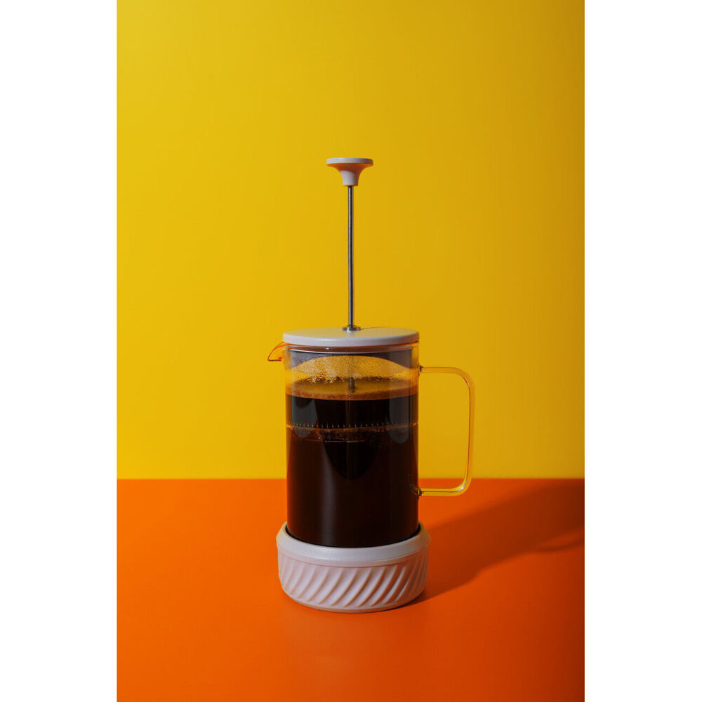 3pc La Cafetiere Zero 3-Cup No Mess French Press 350ml - Latte