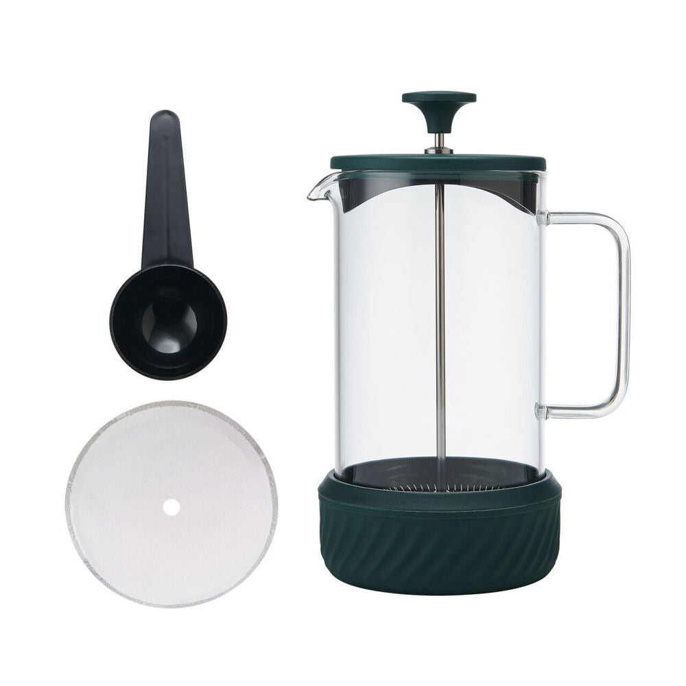 3pc La Cafetiere Zero 8-Cup No Mess French Press - Green