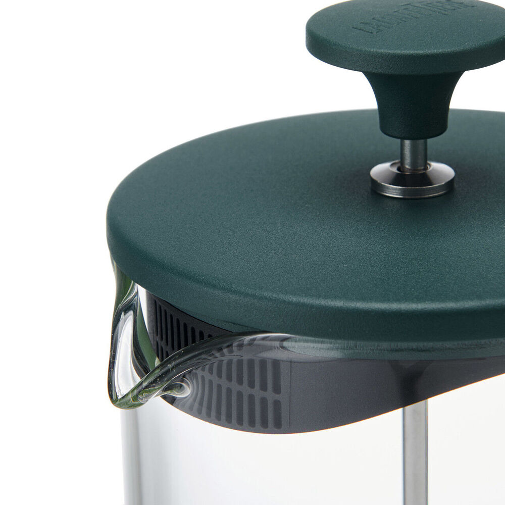 3pc La Cafetiere Zero 8-Cup No Mess French Press - Green