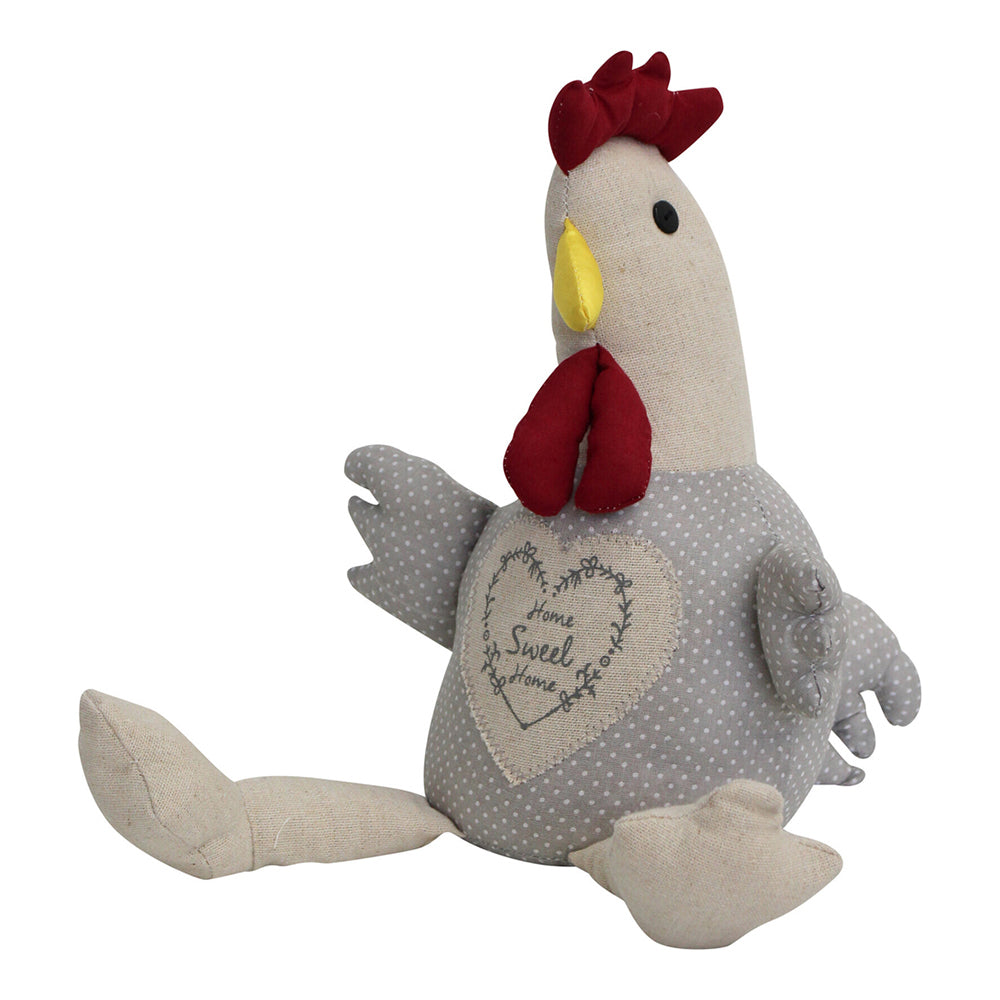 LVD Sand Polyfill 28cm Country Chicken Doorstop Home/Office Stopper