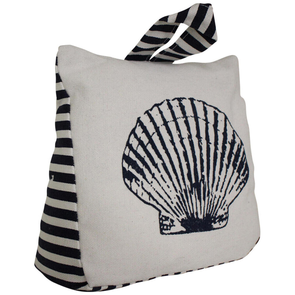 3x LVD Polyester Doorstop Shell Stripe Door Stopper Home/Bedroom Decor 23cm