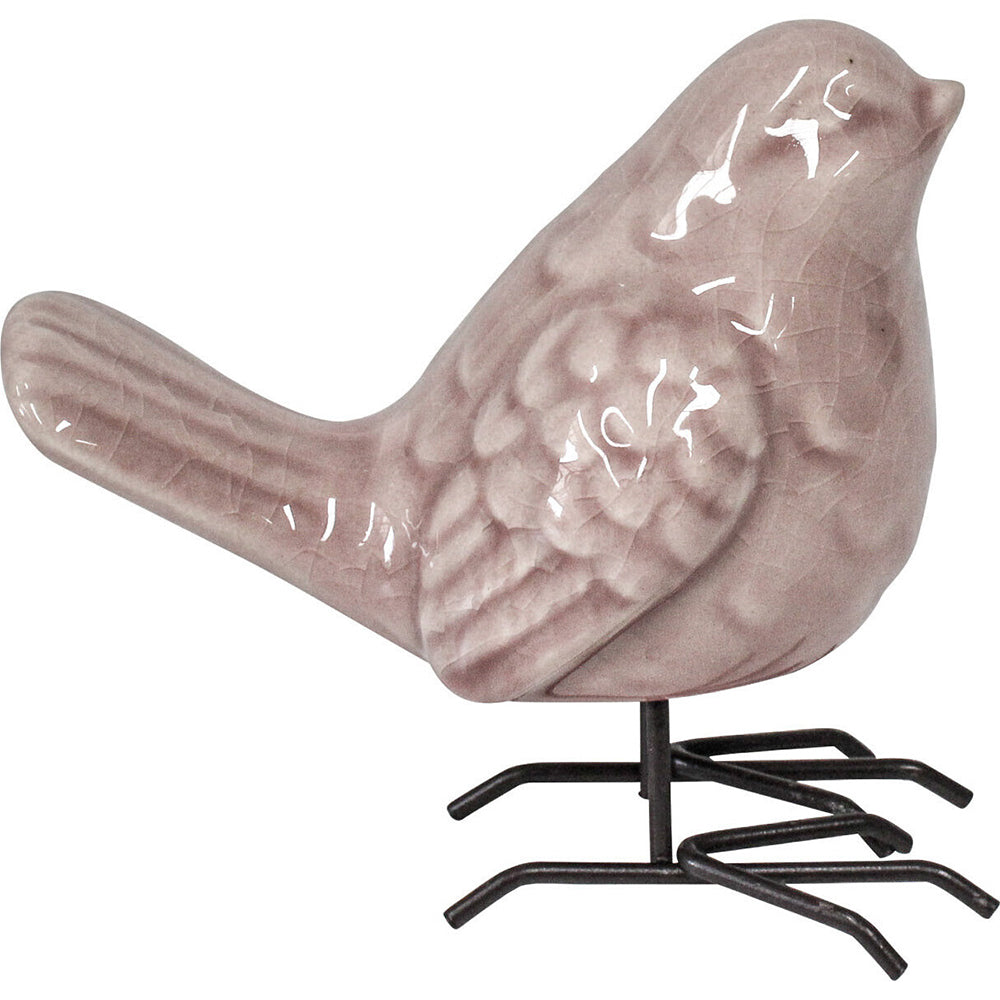 6PK LVD Bird Blush 2 Decorative Sculpture Home/Lounge Decor