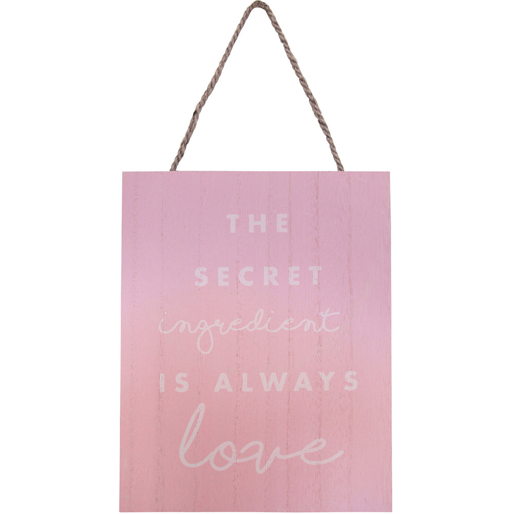 4PK LVD Sign Secret Ingredient Decorative Home/Lounge Decor Wall Art