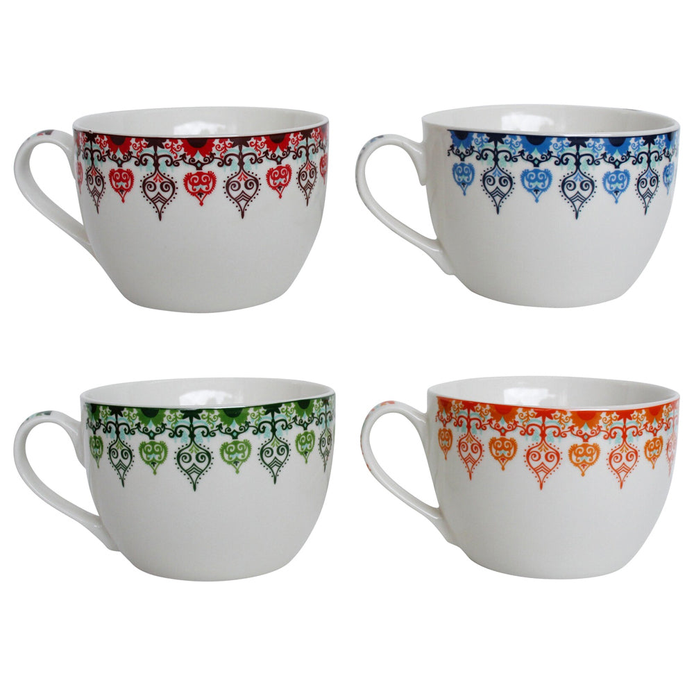 6PK LVD Ceramic Coffee Mug Sari Home/Kitchen Drinkware 14cm Assorted