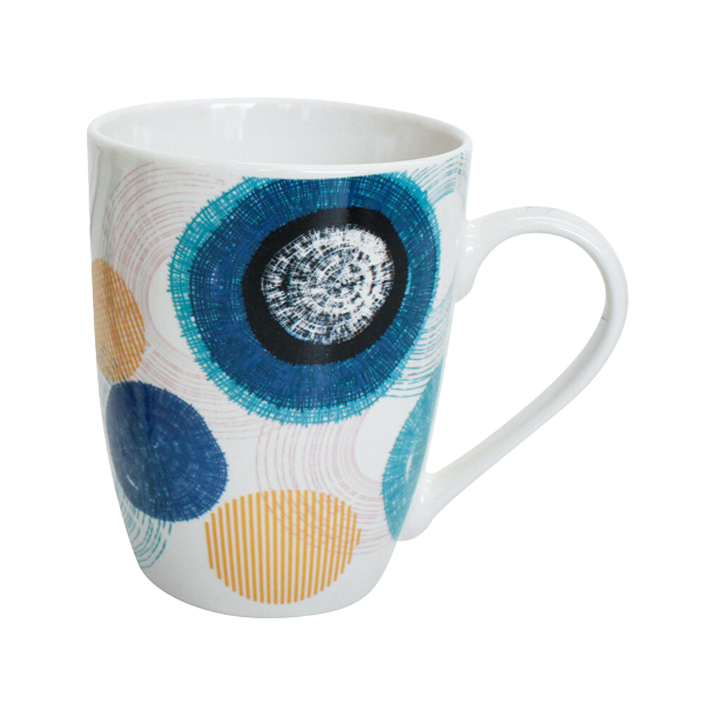 6PK LVD Ceramic Coffee Mug Modern Art Home/Kitchen Drinkware 12cm Assorted