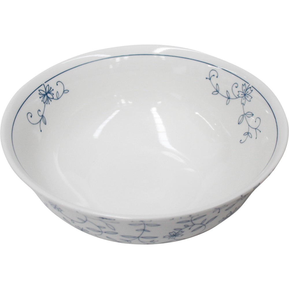 2PK LVD Ceramic 20cm Serving Bowl Vine Round Dinnerware - White