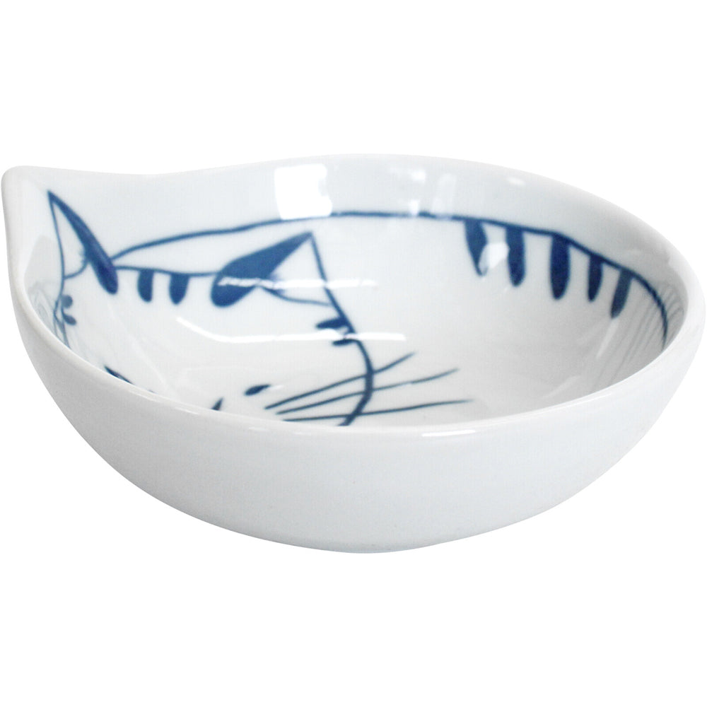6PK LVD Ceramic 11.5cm Simba Cat Bowl Round Dinnerware Small - White