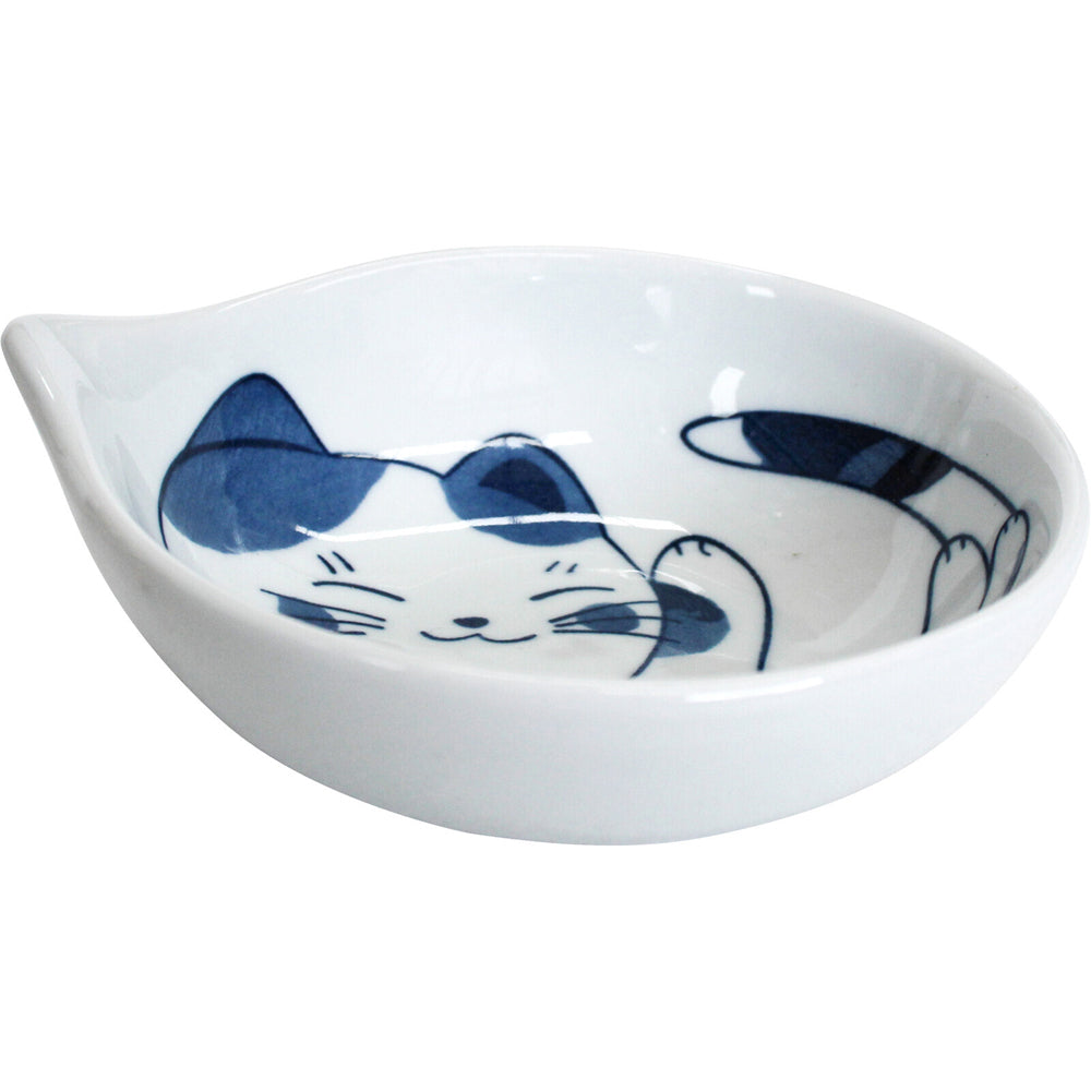 6PK LVD Ceramic 11.5cm Hugsy Cat Bowl Round Dinnerware Small - White