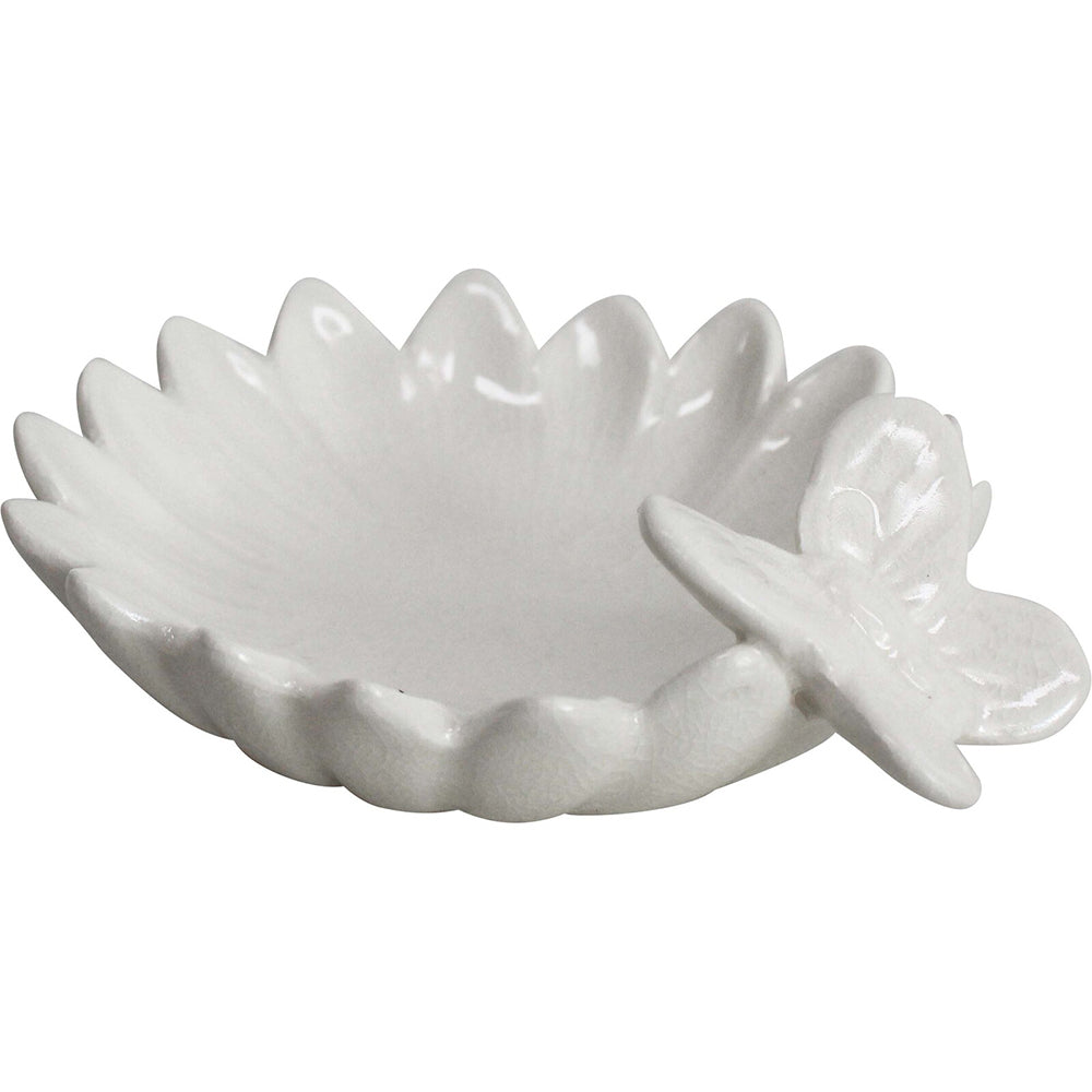 4PK LVD Daisy Plate White Decorative Display Home Kitchen Decor