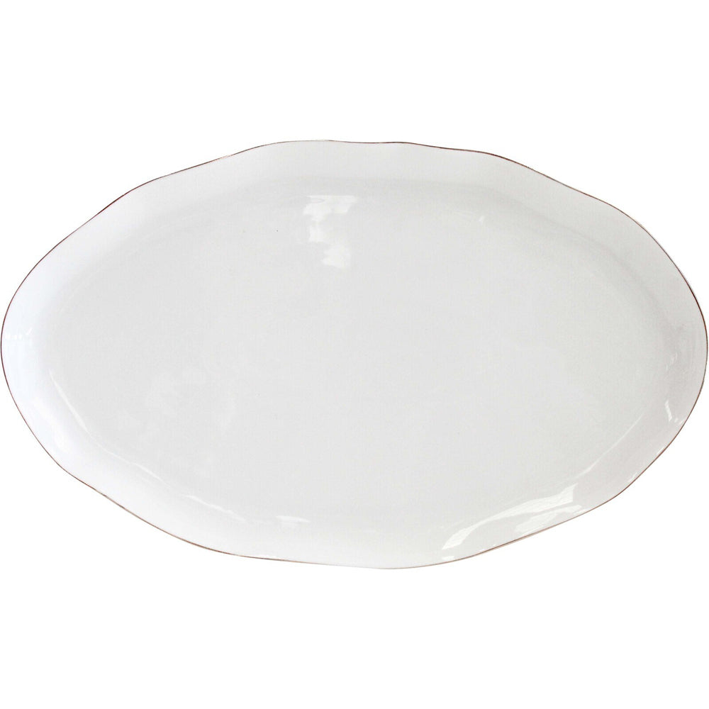 LVD Artisan Shoreline Ceramic 29.5cm Serving Plate/Decorative Dish Oval