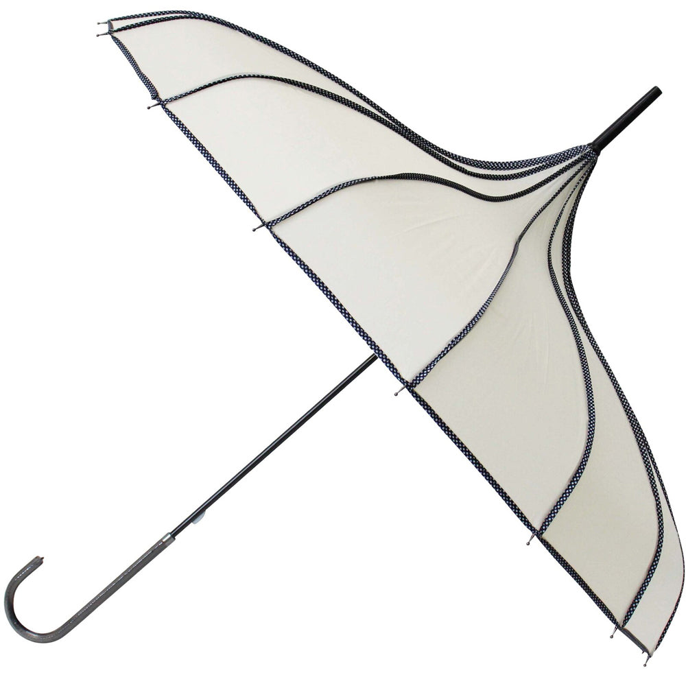2PK LVD Pointe Cream Durable On The Go Portable Umbrella