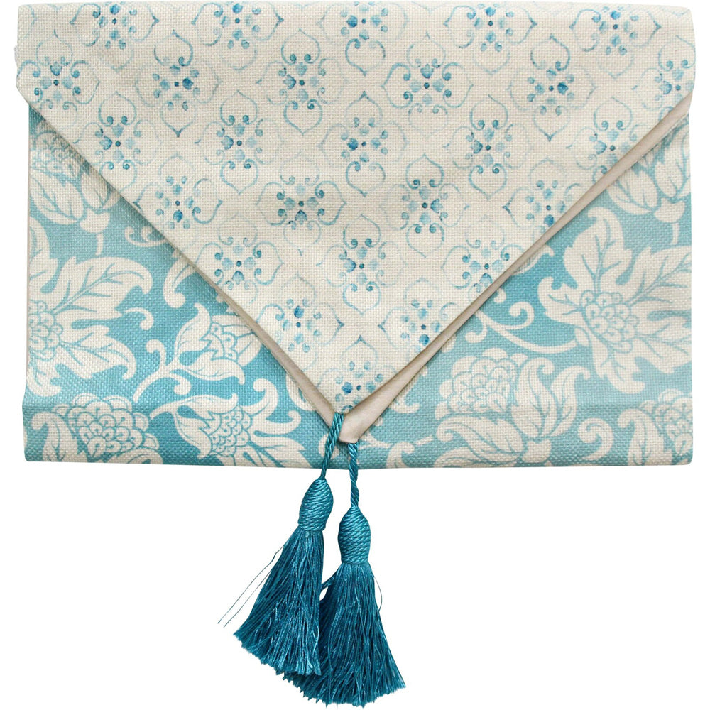 2PK LVD 33x180cm Linen Aegean Fleur Table Runner Home Decor