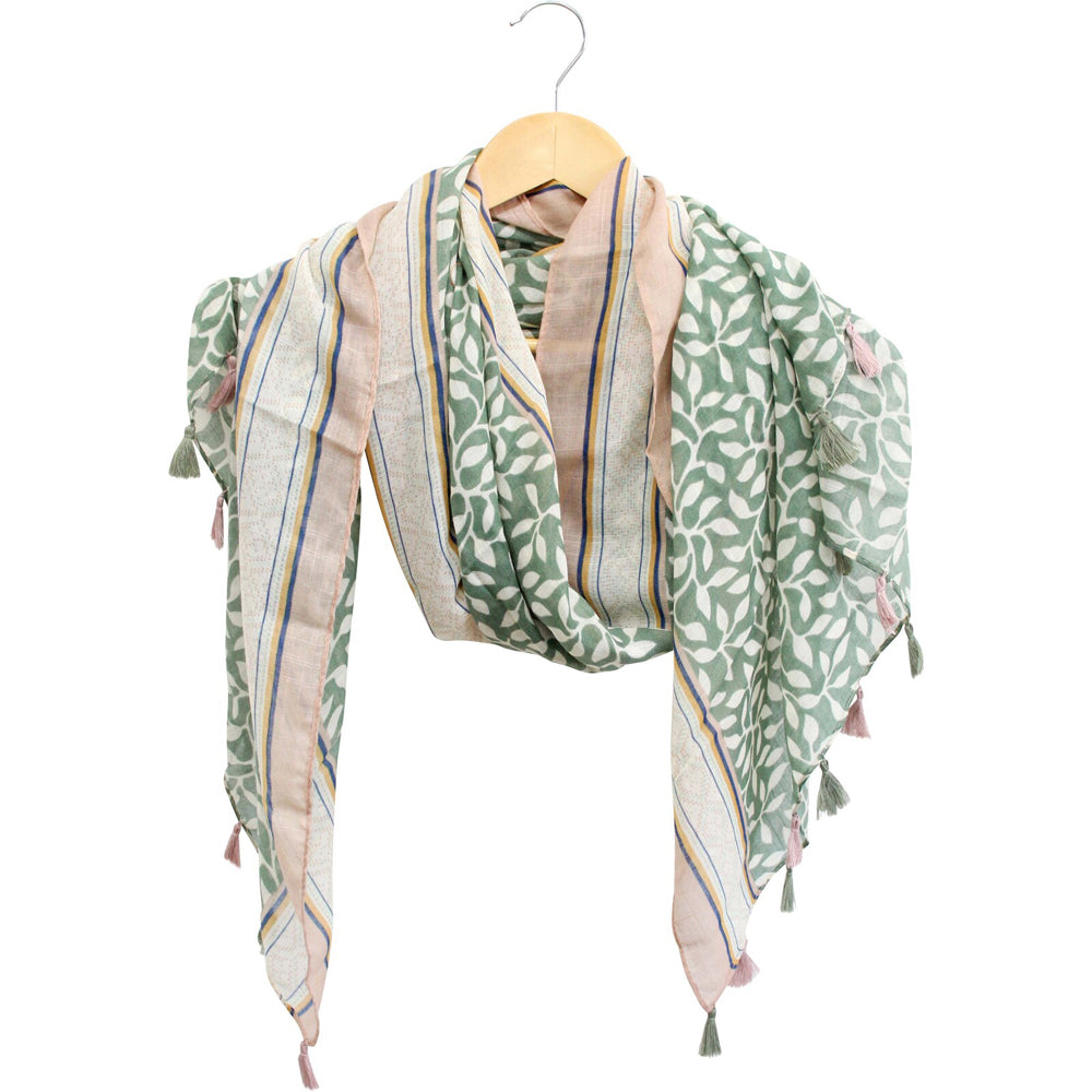 2PK LVD Scarf Sarong Hope Themed Stylish Womens Fashion