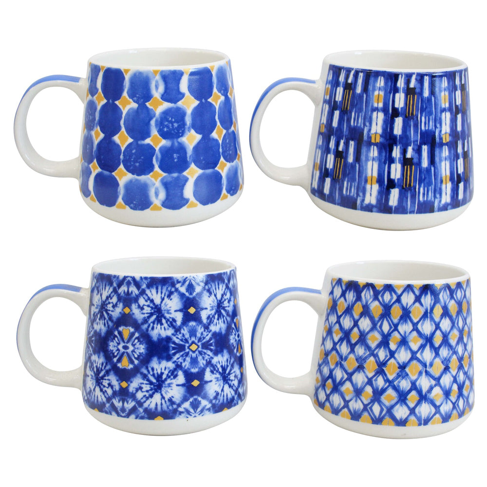 6PK LVD Ceramic Coffee Mug Santorini Home/Kitchen Drinkware 9cm Assorted