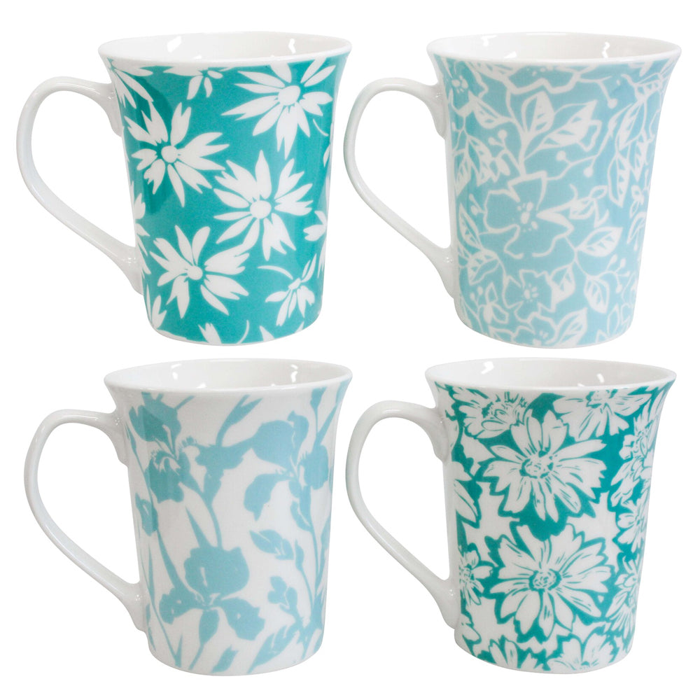 6PK LVD Ceramic Coffee Mug Aegean Home/Kitchen Drinkware 10.5cm Assorted