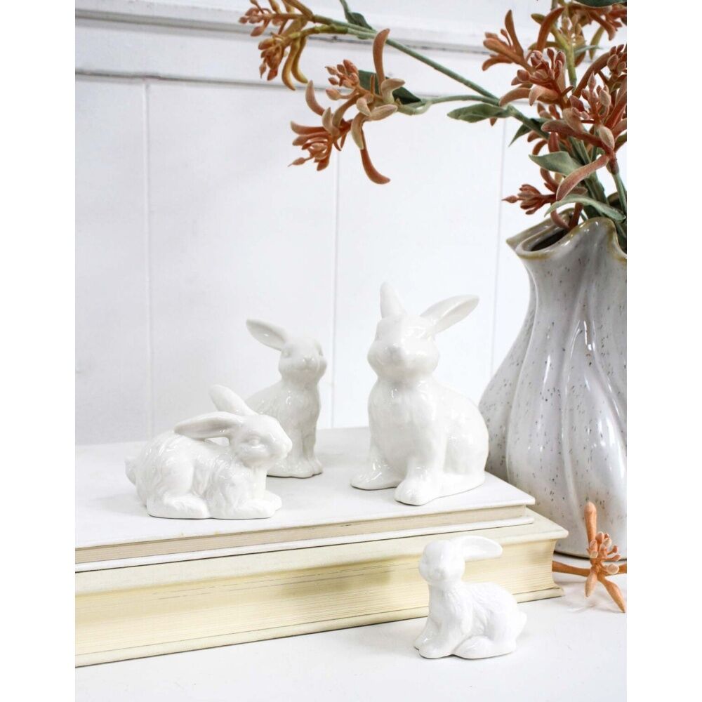 4PK LVD Rabbit Mitsy Decorative Sculpture Home/Lounge Decor