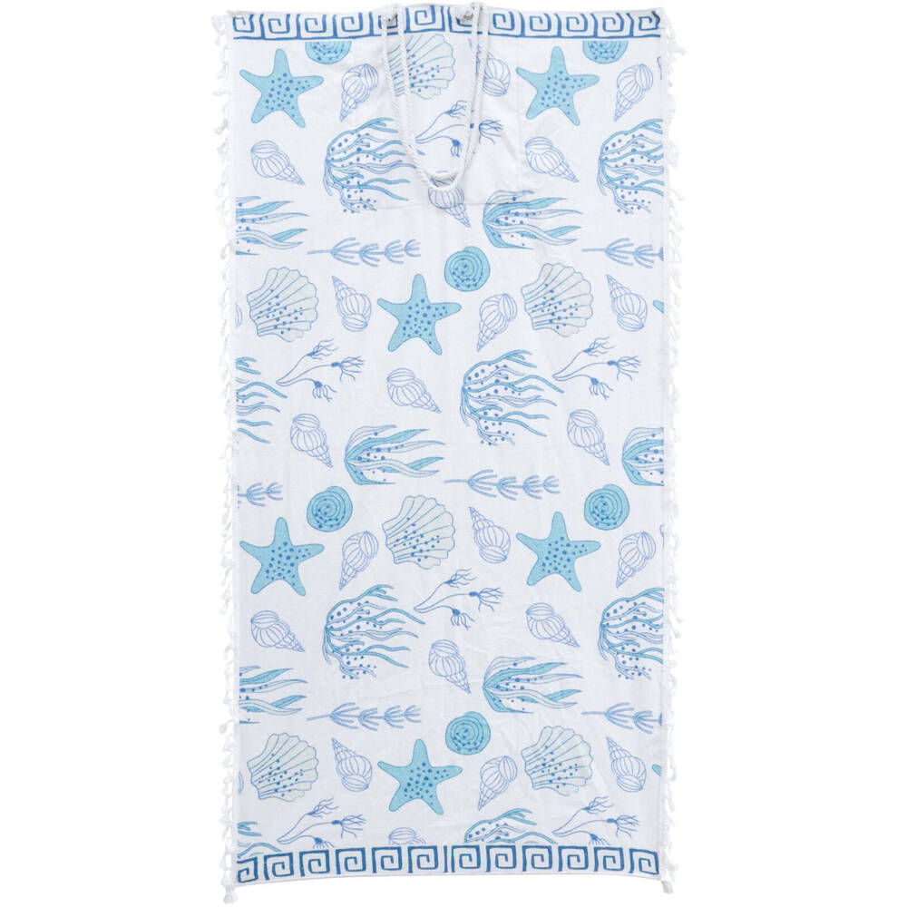 2PK LVD Kids Microfibre Beach Towel In Bag 70x140cm Ocean