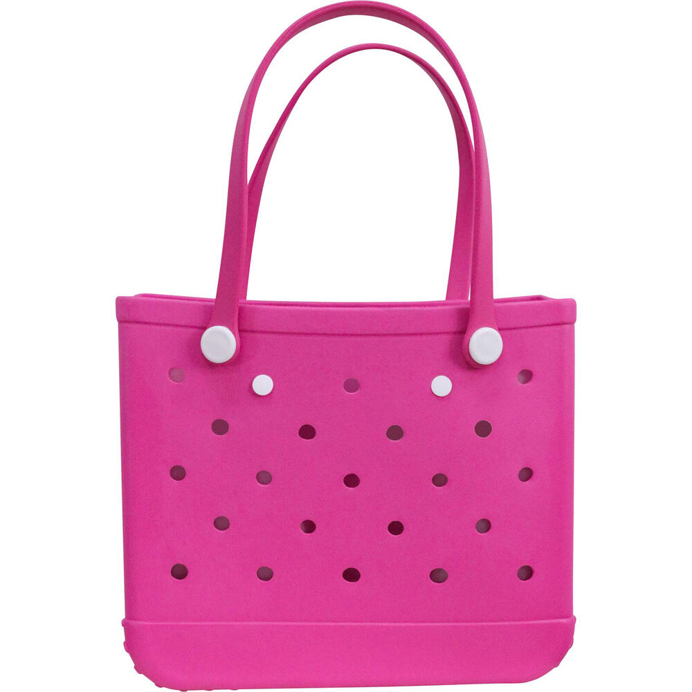 LVD Soft Touch Lightweight Shopping Tote Shoulder Bag 36x32cm Watermelon Pink