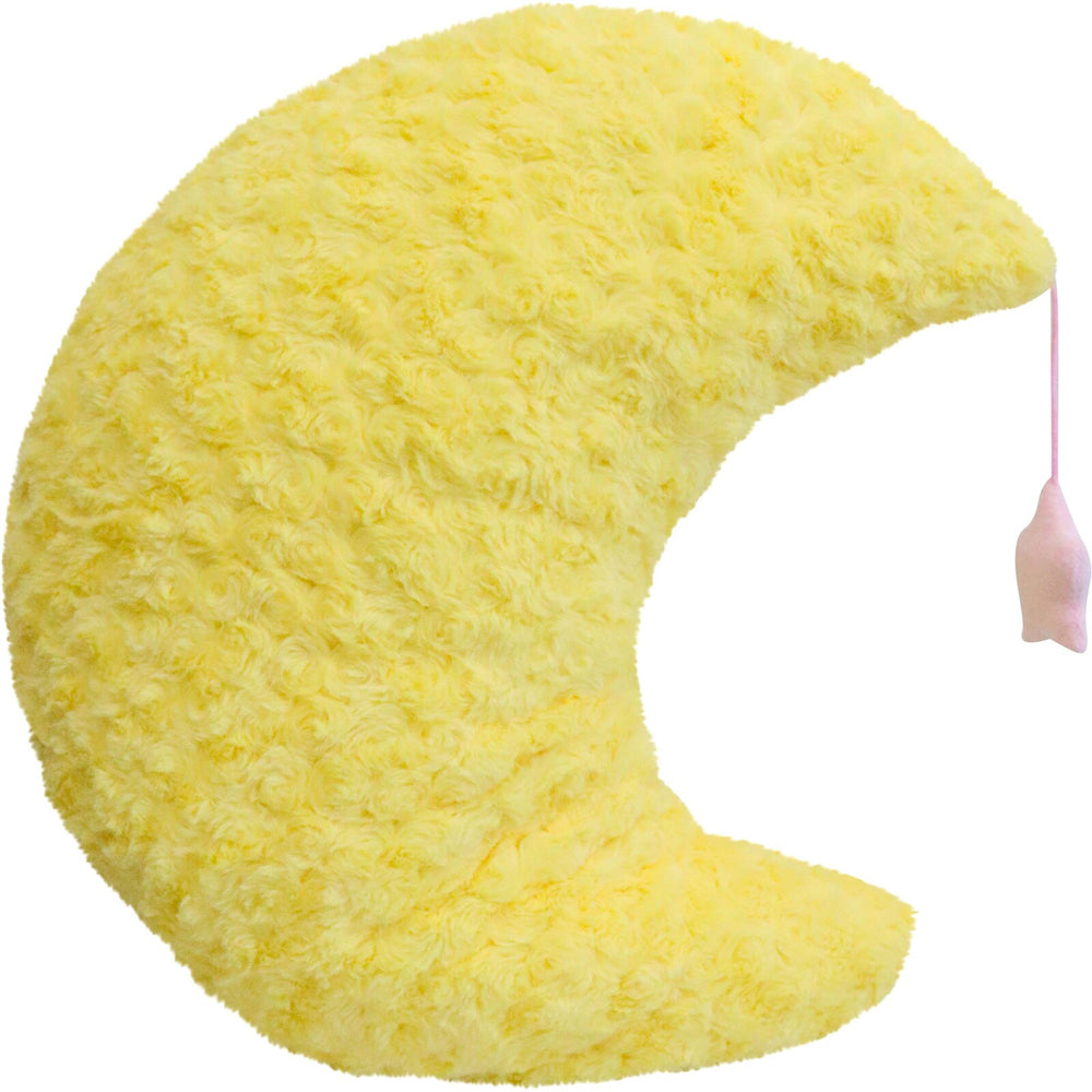 2x LVD Polyester Moon Baby/Infant Nursery Decor Snuggle Soft Cushion 45cm YLLW