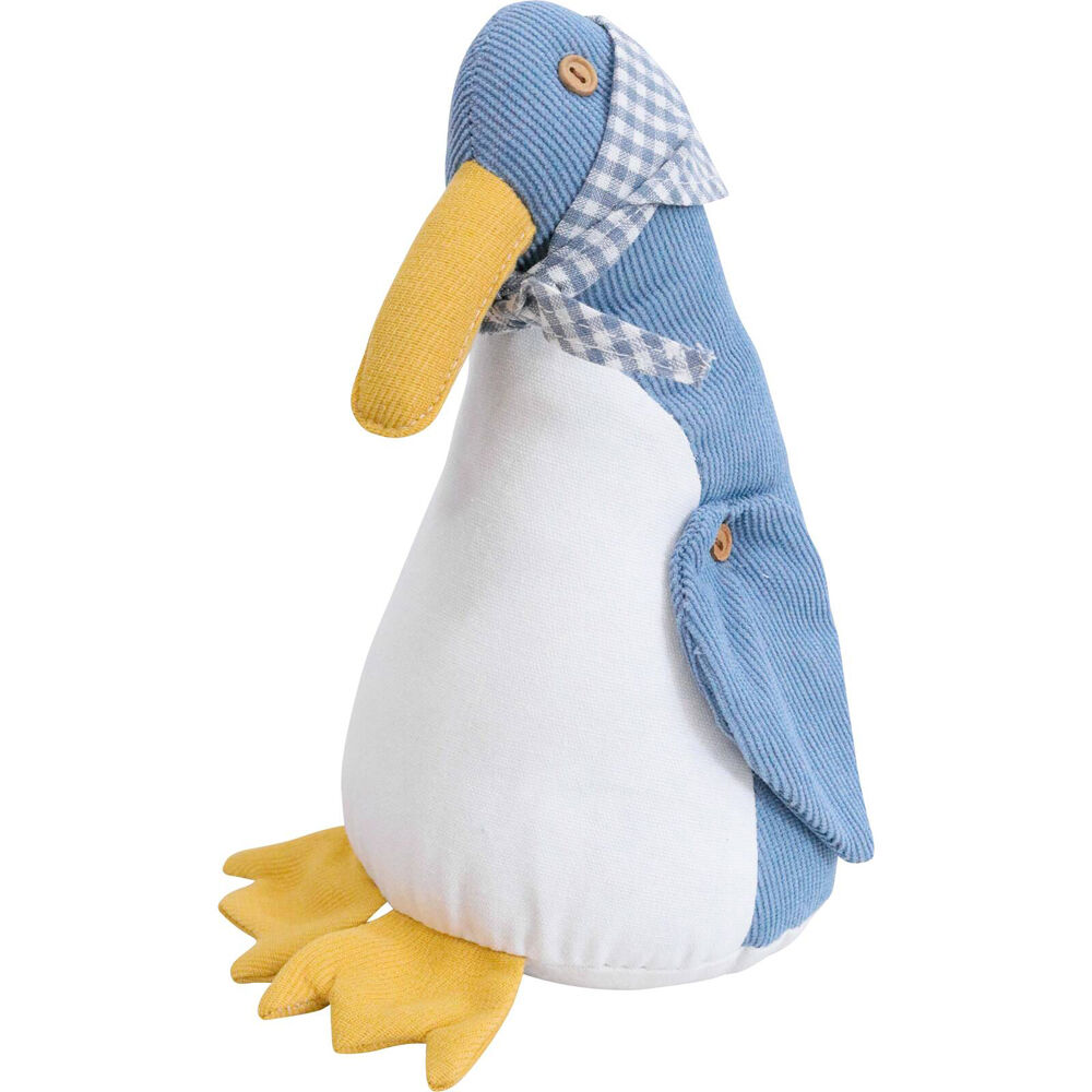 LVD Polyester Doorstop Auntie Penguin Door Stopper Home/Room Decor 16x22cm