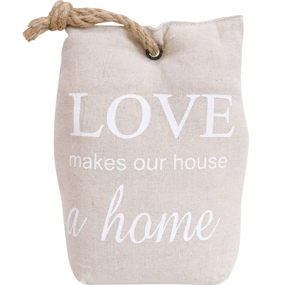 2x LVD Doorstop Polyester Love Home Stopper Holder Floor Room/Office Decor 20cm