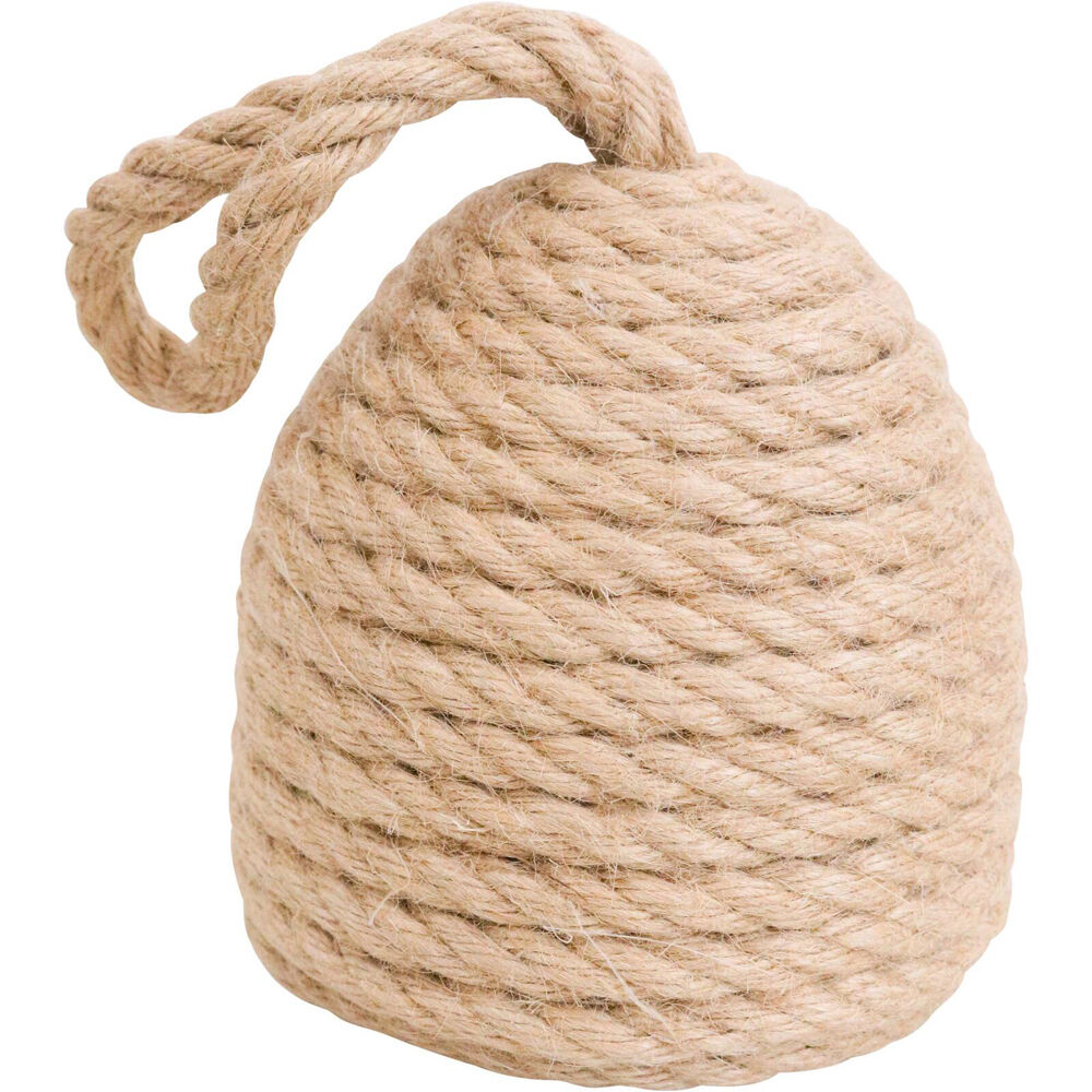2PK LVD Doorstop Rope Hive Weighted Door Stopper 15cm Natural