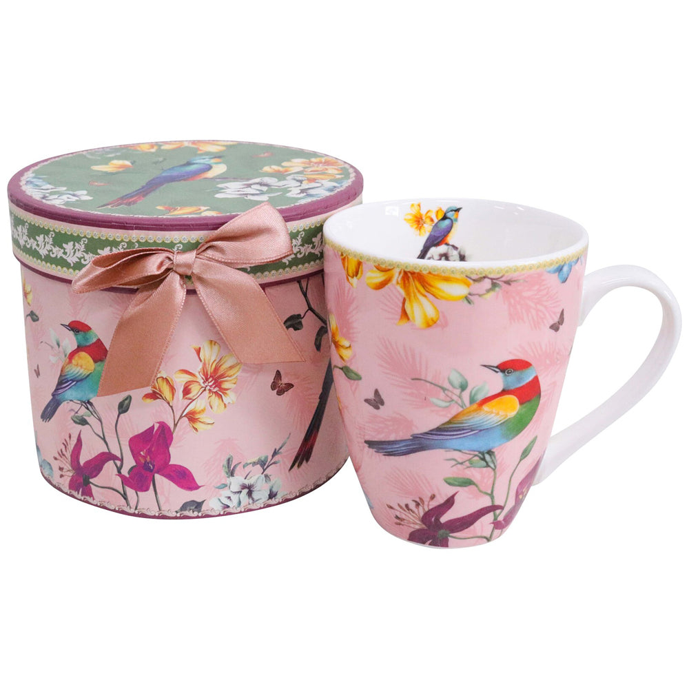 4PK LVD Ceramic Coffee Mug w/ Box Pretty Birds Home/Kitchen Drinkware 11cm