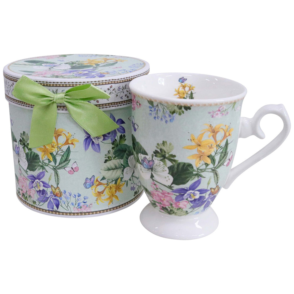 4PK LVD Ceramic Coffee Mug w/ Box Garden Florals Home/Kitchen Drinkware 11cm
