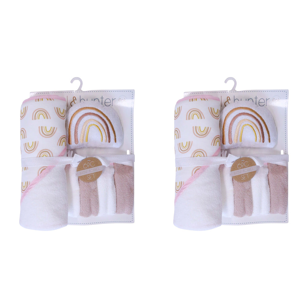 2PK LVD Kids Bathtime Set Rainbow Infant/Baby Interactive Play Toy 0+