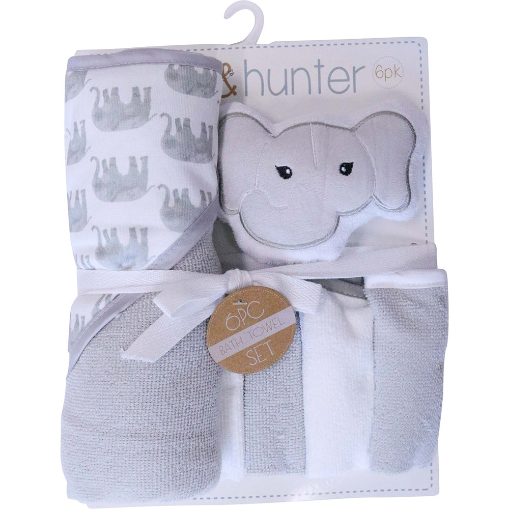 3PK LVD Kids Bathtime Set Elephant Infant/Baby Interactive Play Toy 0+