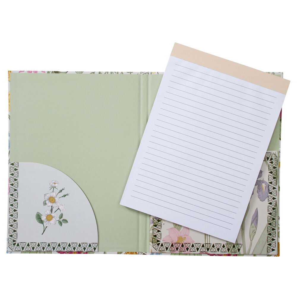4PK LVD Botany A4 Padfolio Writing Stationery 22x30cm