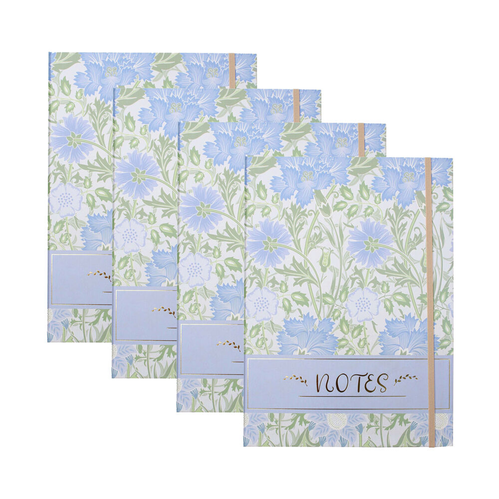 4PK LVD Vintage A4 Padfolio Writing Stationery 22x30cm