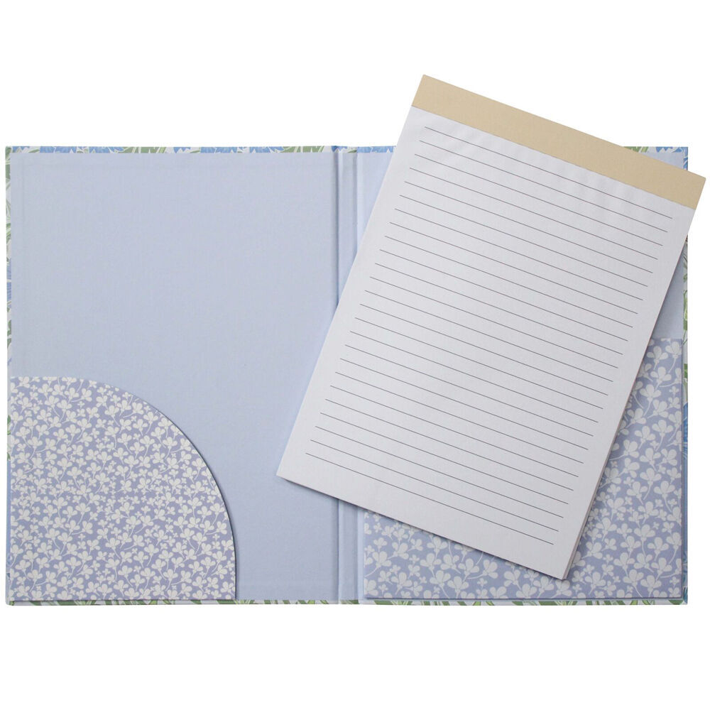 4PK LVD Vintage A4 Padfolio Writing Stationery 22x30cm