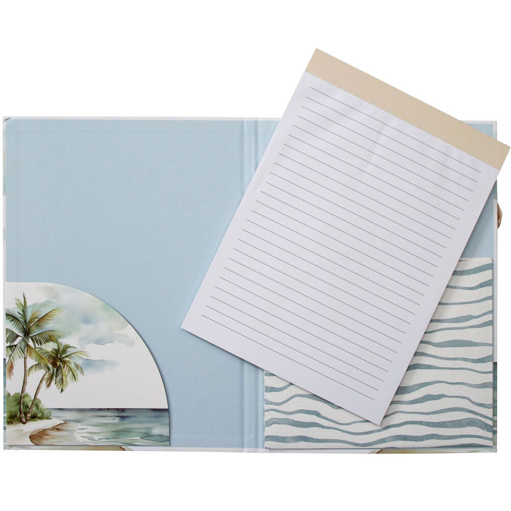 2PK LVD A4 Padfolio Coastal School Paper Writing Stationery