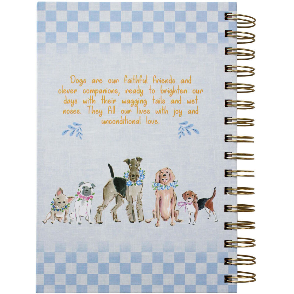 6PK LVD Dog Lovers A5 Notebook Spiral-Bound Writing Stationery