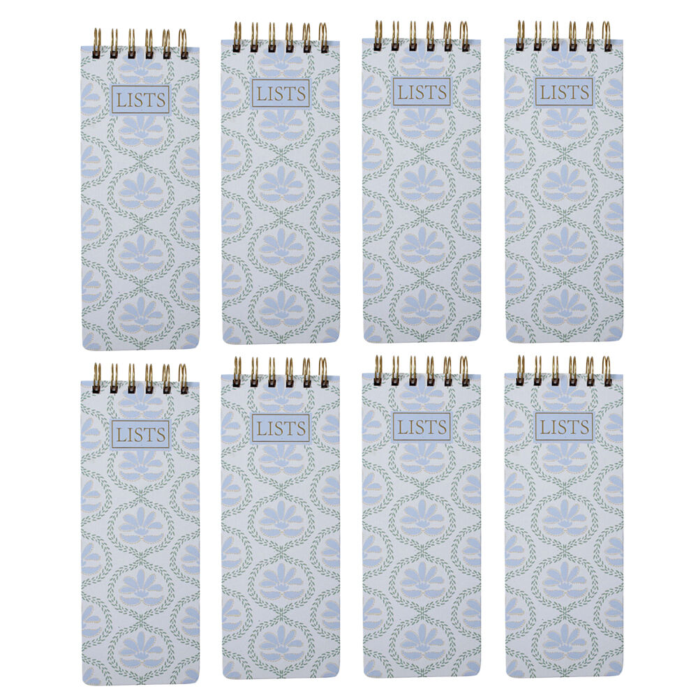 8PK LVD Vintage List Pad/Notepad Writing Stationery 8.5x23cm