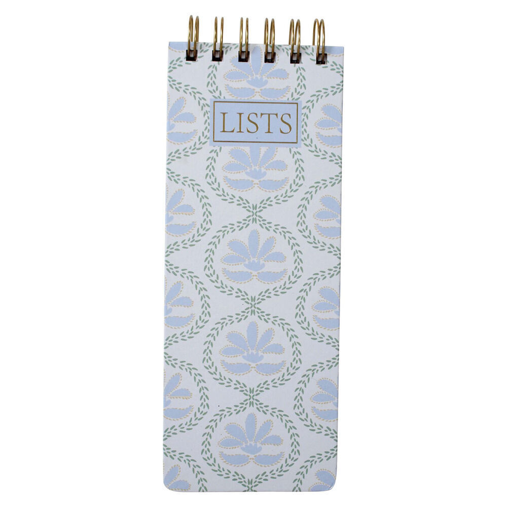 8PK LVD Vintage List Pad/Notepad Writing Stationery 8.5x23cm