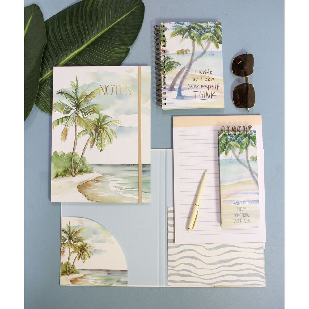 8PK LVD Coastal List Pad/Notepad Writing Stationery 8.5x23cm