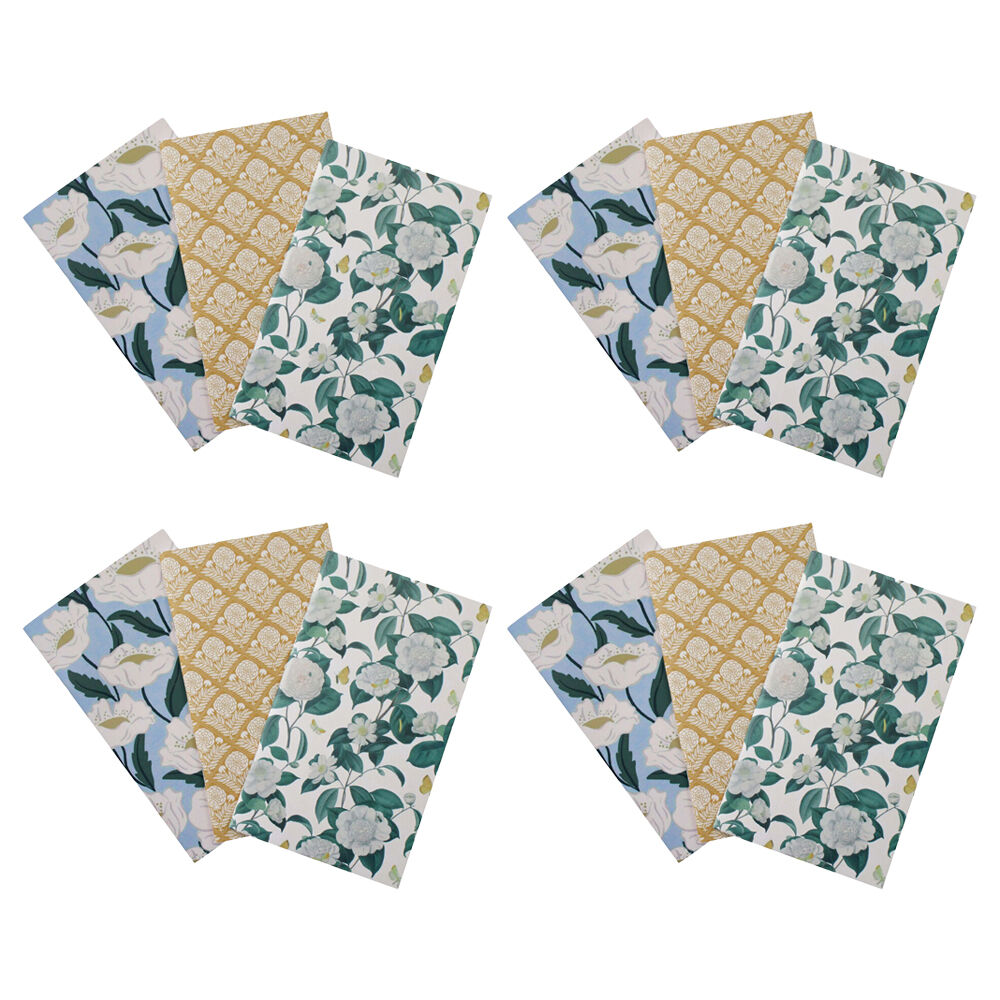 4x 3PC LVD Vintage Notebooks Writing Stationery 10.5x18cm